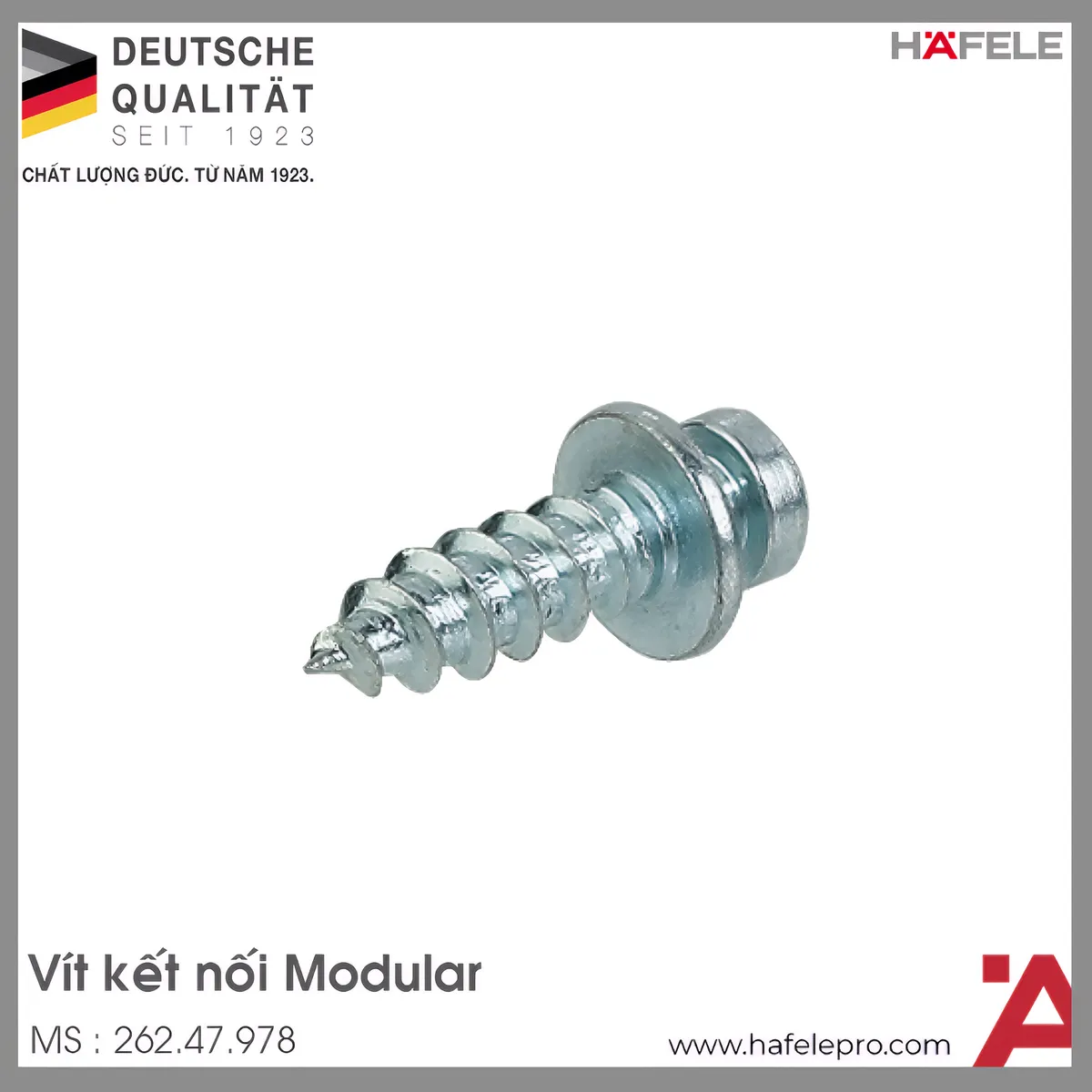 Vít Kết Nối Dạng Modular Hafele 262.47.978