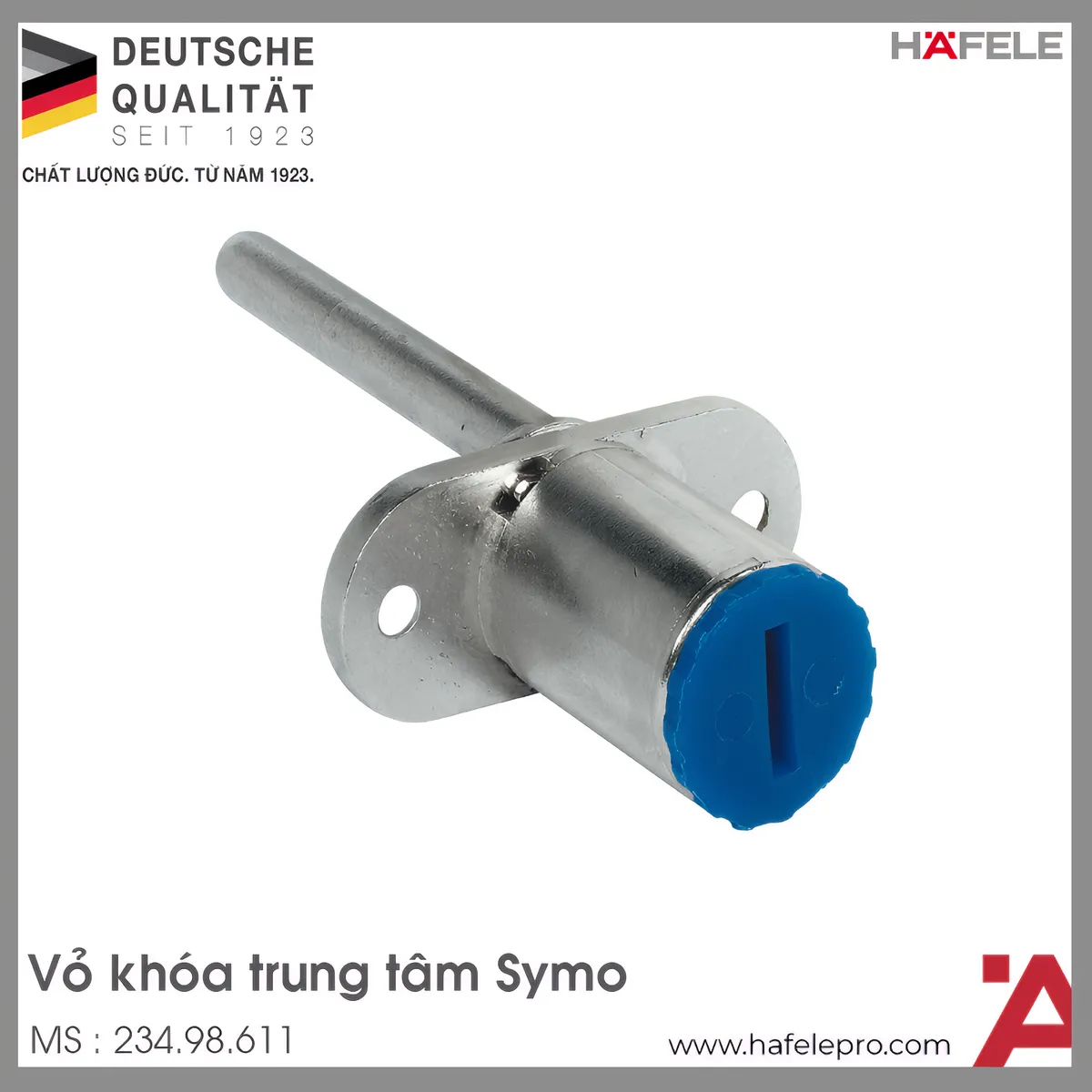 Vỏ Khóa Trung Tâm SYMO 3000 Có Lõi Xoay Hafele 234.98.611