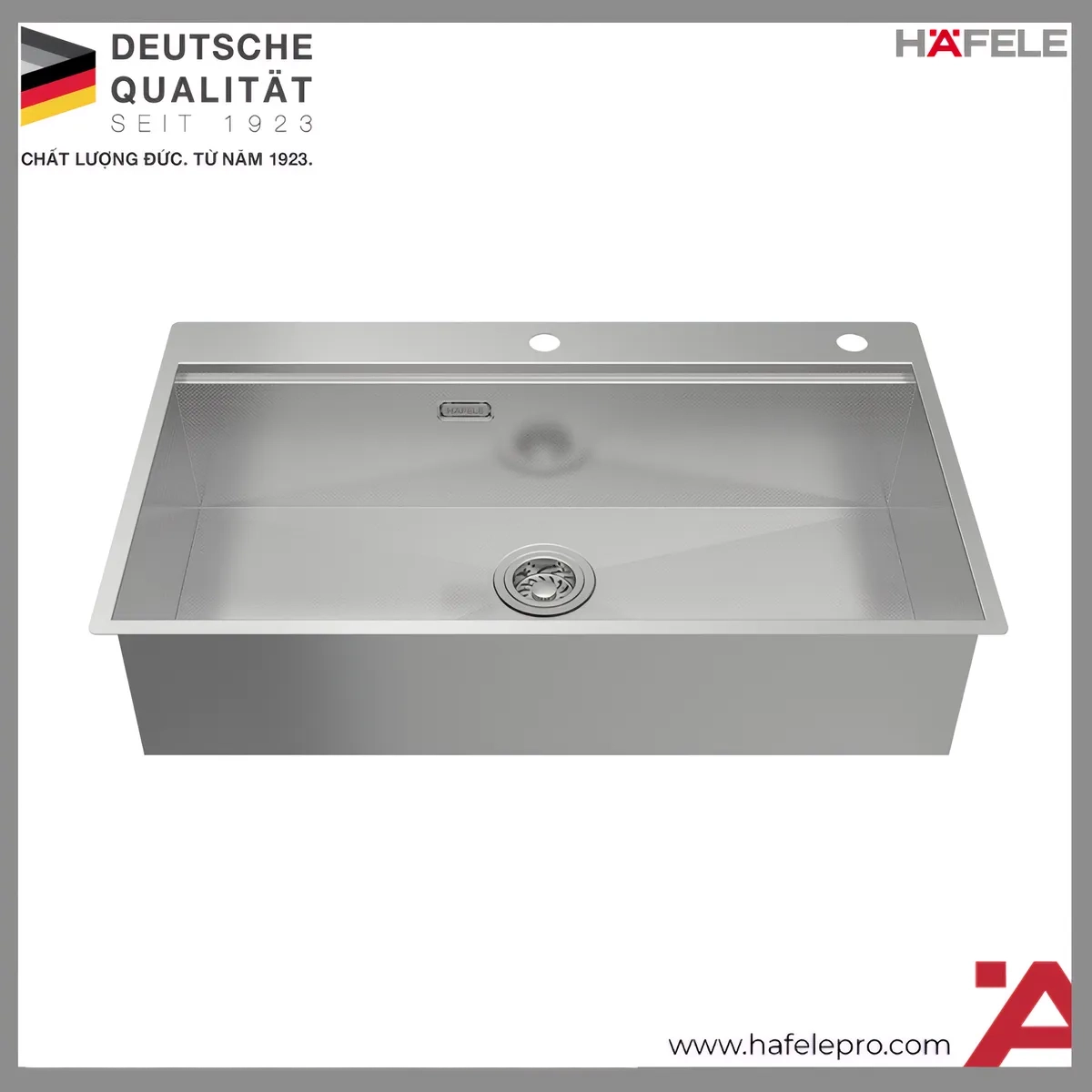Chậu Rửa Chén Inox HS24-SSN1S-8650 Hafele 567.20.637