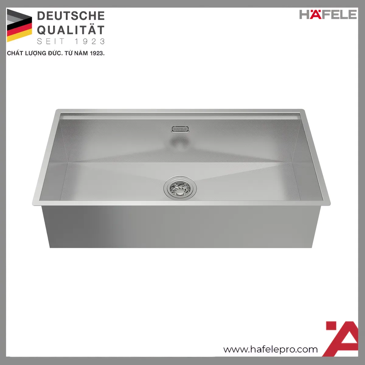 Chậu Rửa Chén Inox HS24-SSN1S-7644 Hafele 567.24.467