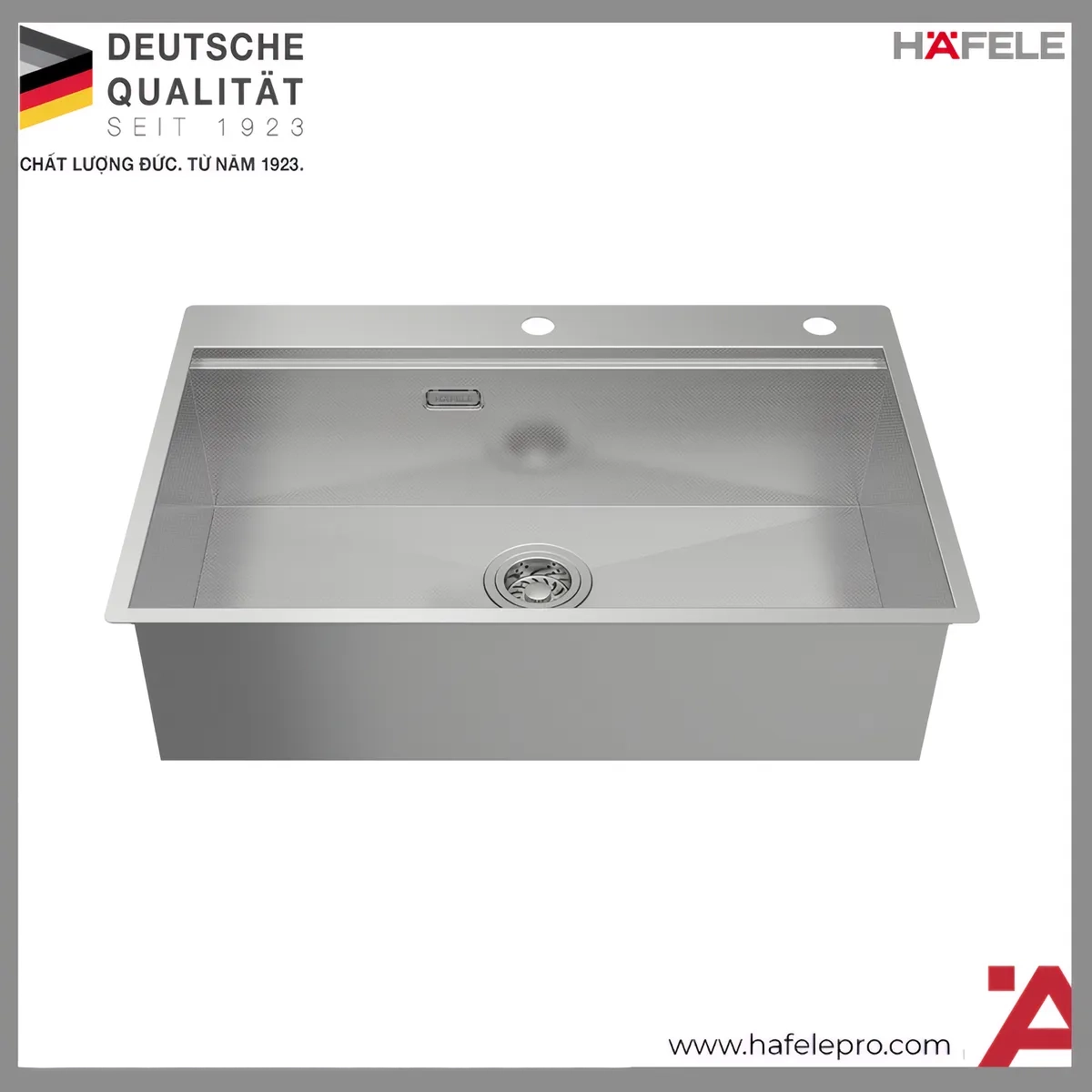 Chậu Rửa Chén Inox HS24-SSN1S-7650 Hafele 567.20.627