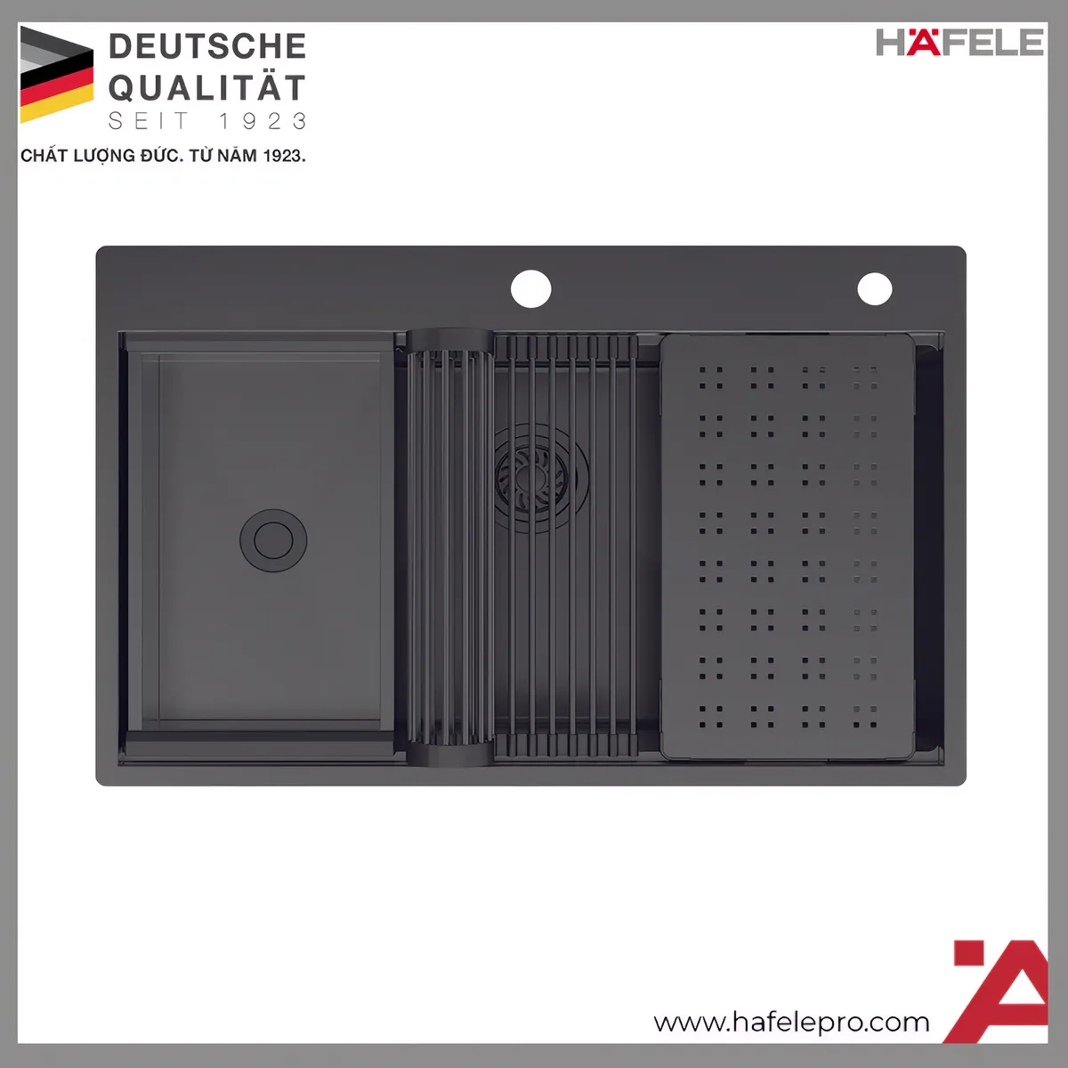 Chậu Rửa Chén Inox WS R10 HS25-SSN1S-7650 Hafele 567.24.484