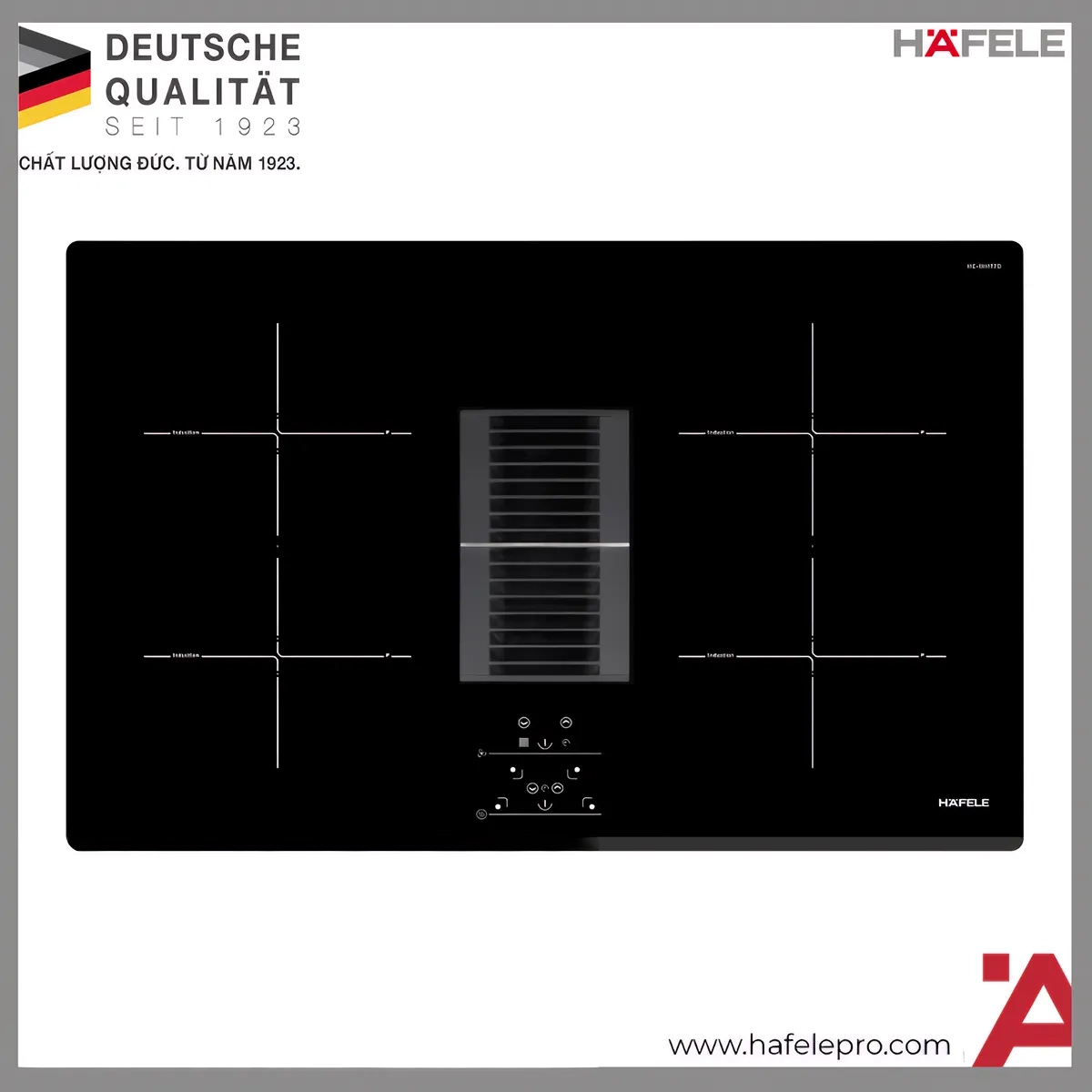 Bếp Từ Kết Hợp Máy Hút Mùi HC-IHH77D Hafele 536.61.655