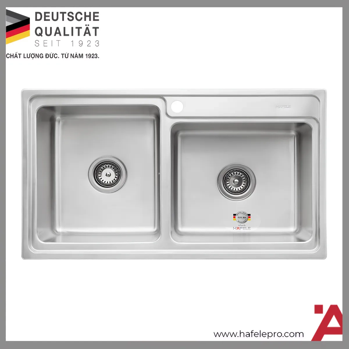 Chậu Rửa HS20-SSN2S90L Hafele 567.20.546