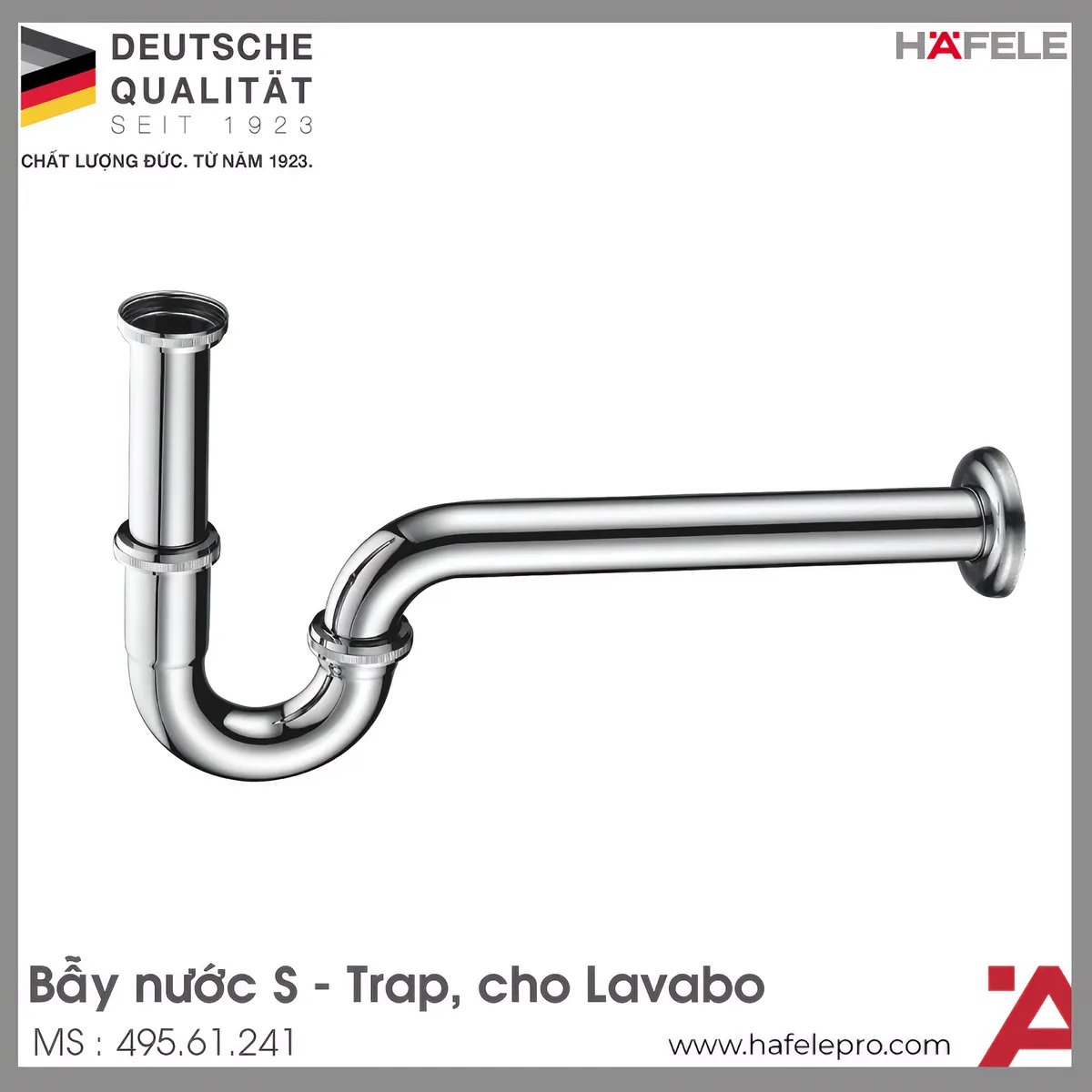 Bẫy Nước S-Trap Hafele 495.61.241 - HafelePro