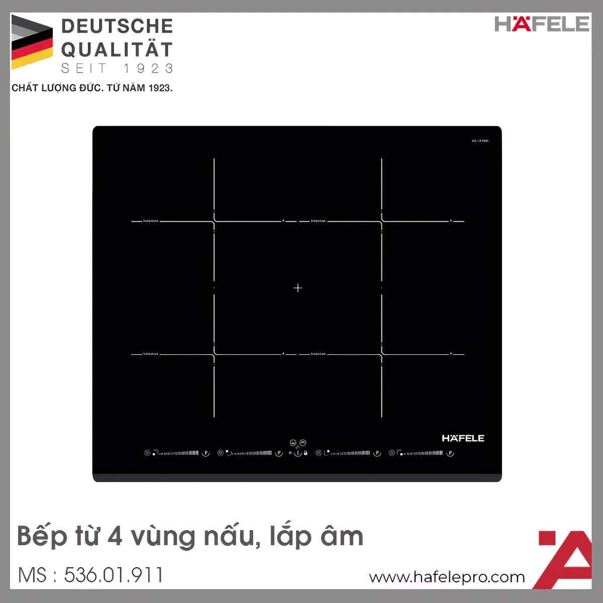 Bếp Từ Đa Vùng Nấu HC-IF60D Hafele 536.01.911