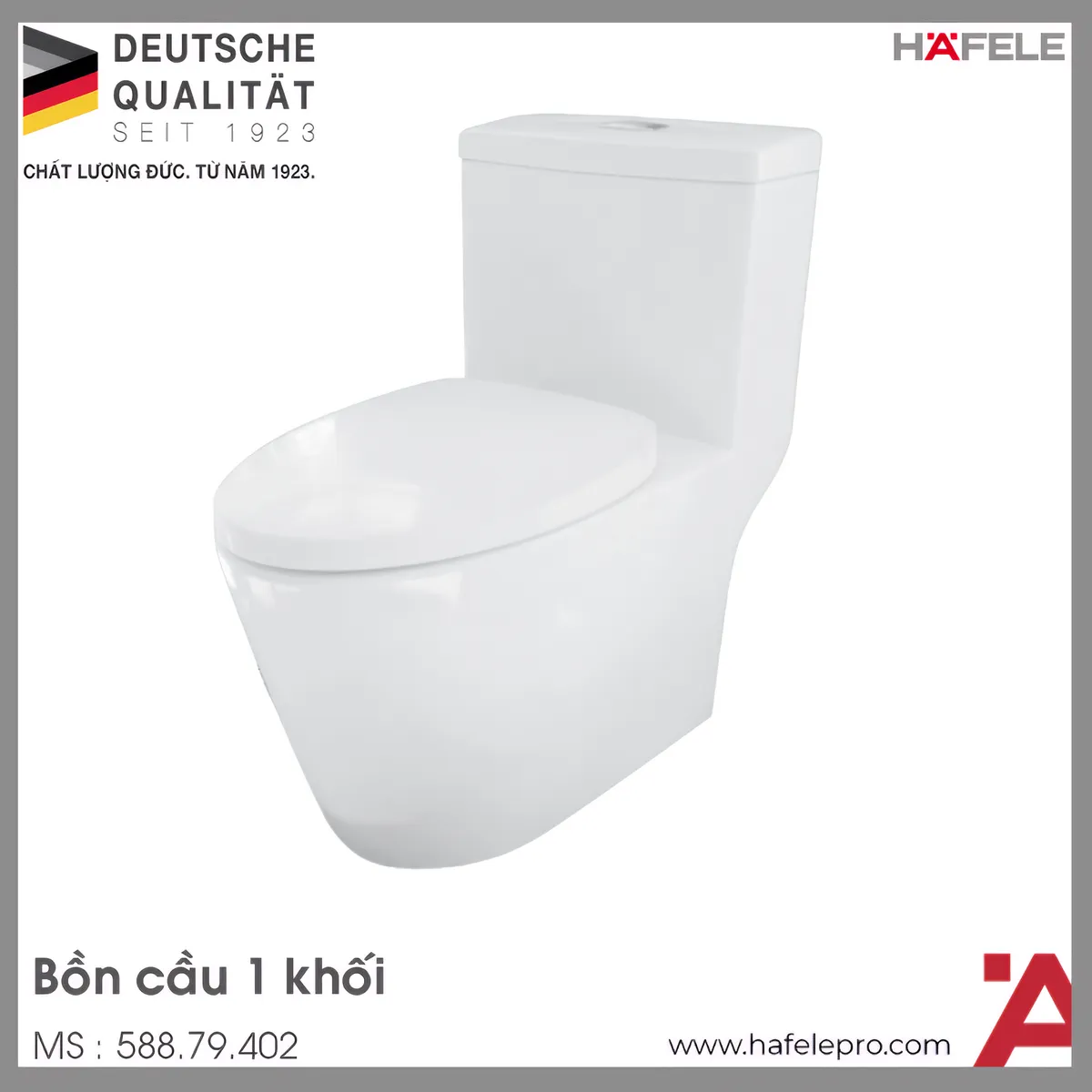 Bồn Cầu 1 Khối Iconic Hafele 588.79.402