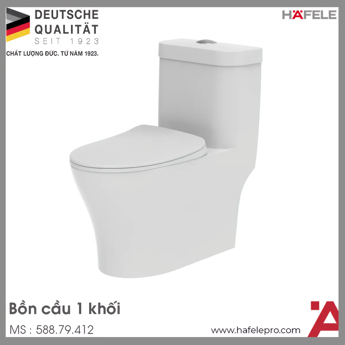 Bồn Cầu 1 Khối Sapporo Hafele 588.79.412