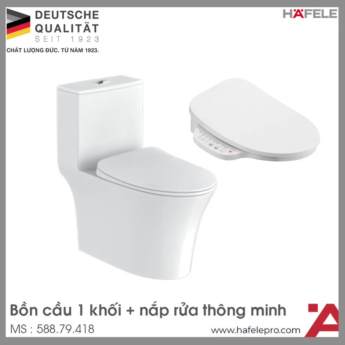 Bồn Cầu Một Khối Regal Hafele 588.79.418