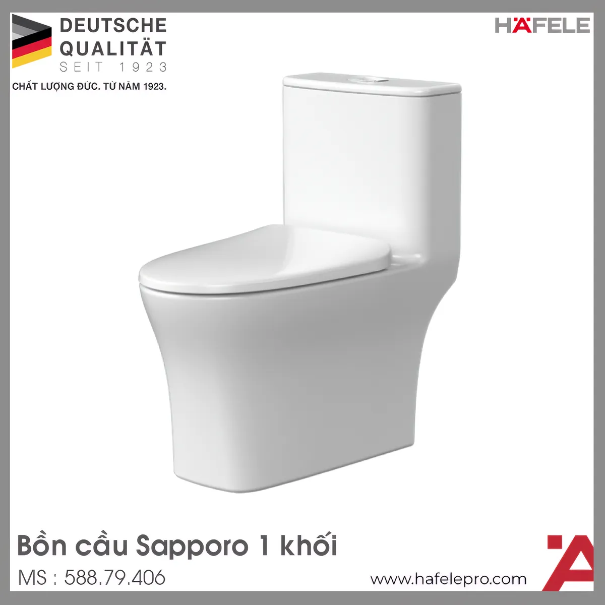 Bồn Cầu 1 Khối Sapporo Hafele 588.79.406