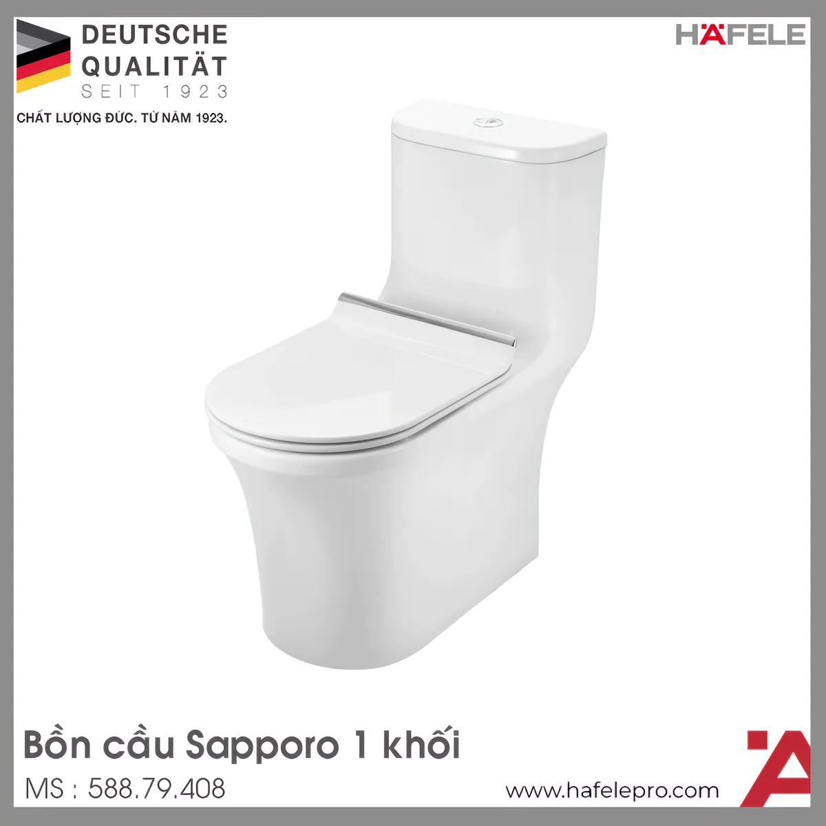 Bồn Cầu 1 Khối Sapporo Hafele 588.79.408