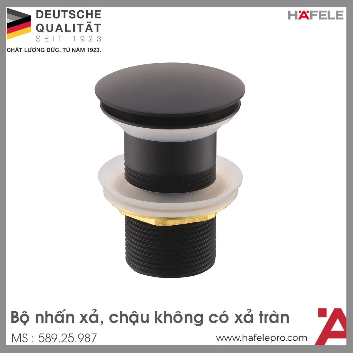 Bộ Nhấn Xả Chậu Không Có Xả Tràn Hafele 589.25.987