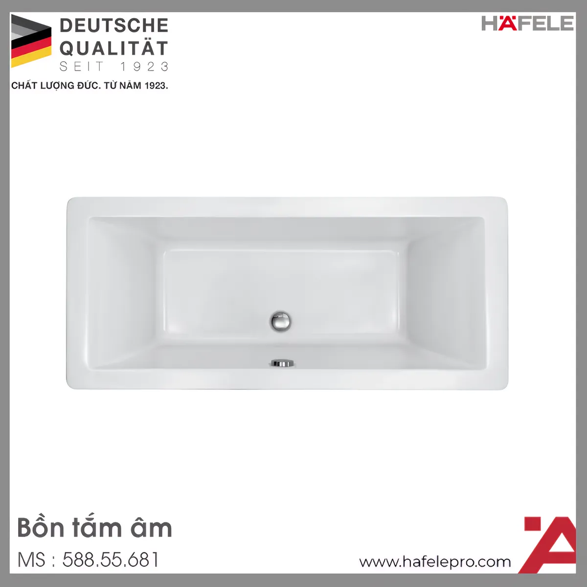 Bồn Tắm Âm Active 1700 Hafele 588.55.681