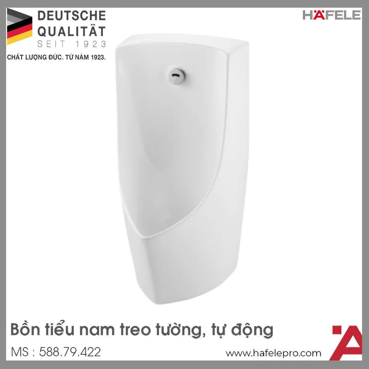Bồn Tiểu Nam Treo Tường Tự Động SEINE Hafele 588.79.422