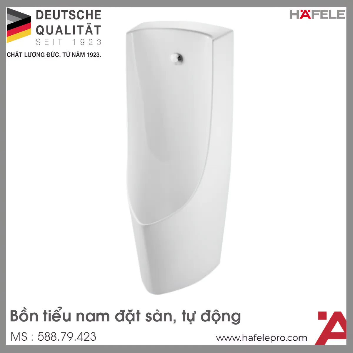 Bồn Tiểu Nam Đặt Sàn Tự Động SEINE Hafele 588.79.423