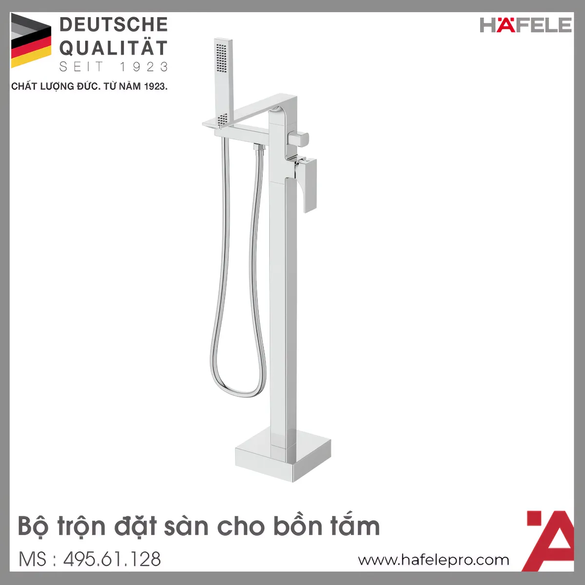 Bộ Trộn Bồn Tắm Đặt Sàn Regal Hafele 495.61.128