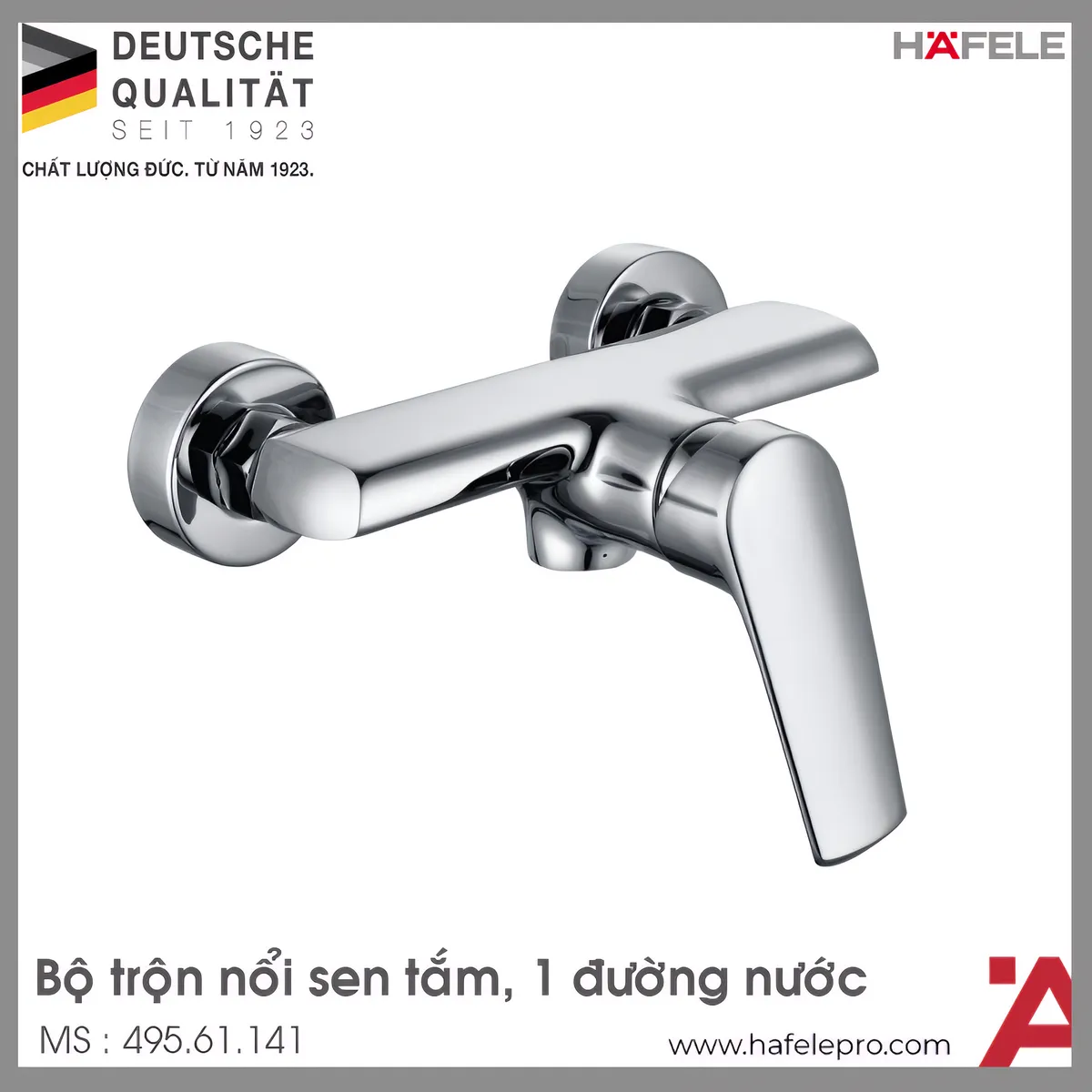 Bộ Trộn Nổi Sen Tắm 1 Đường Nước Vigor Hafele 495.61.141