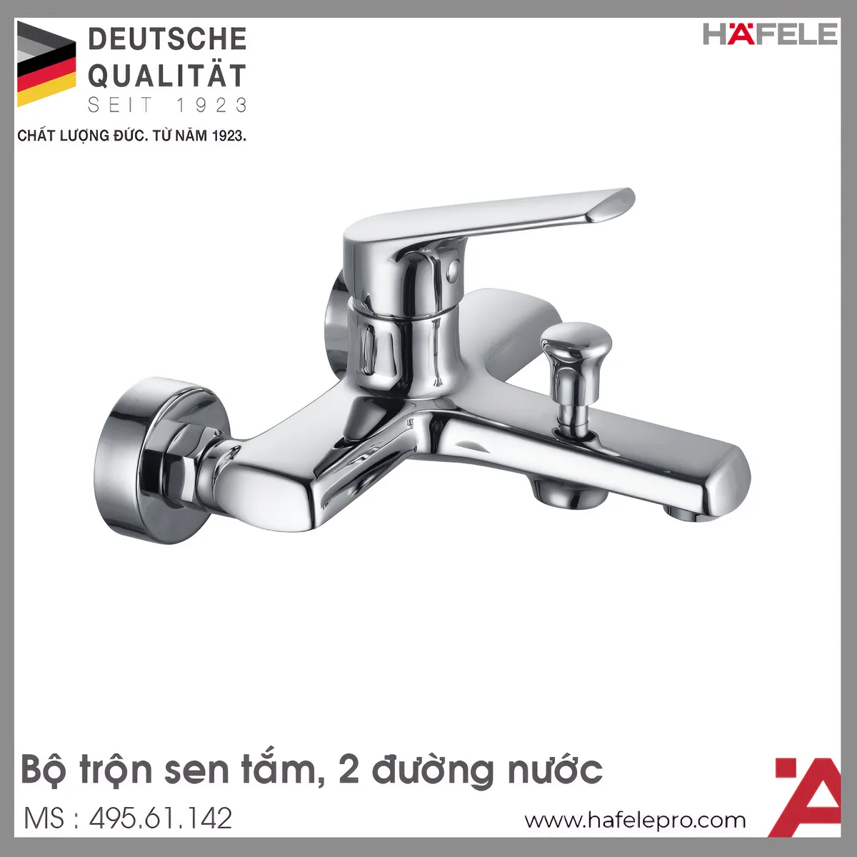 Bộ Trộn Nổi Sen Tắm 2 Đường Nước Vigor Hafele 495.61.142