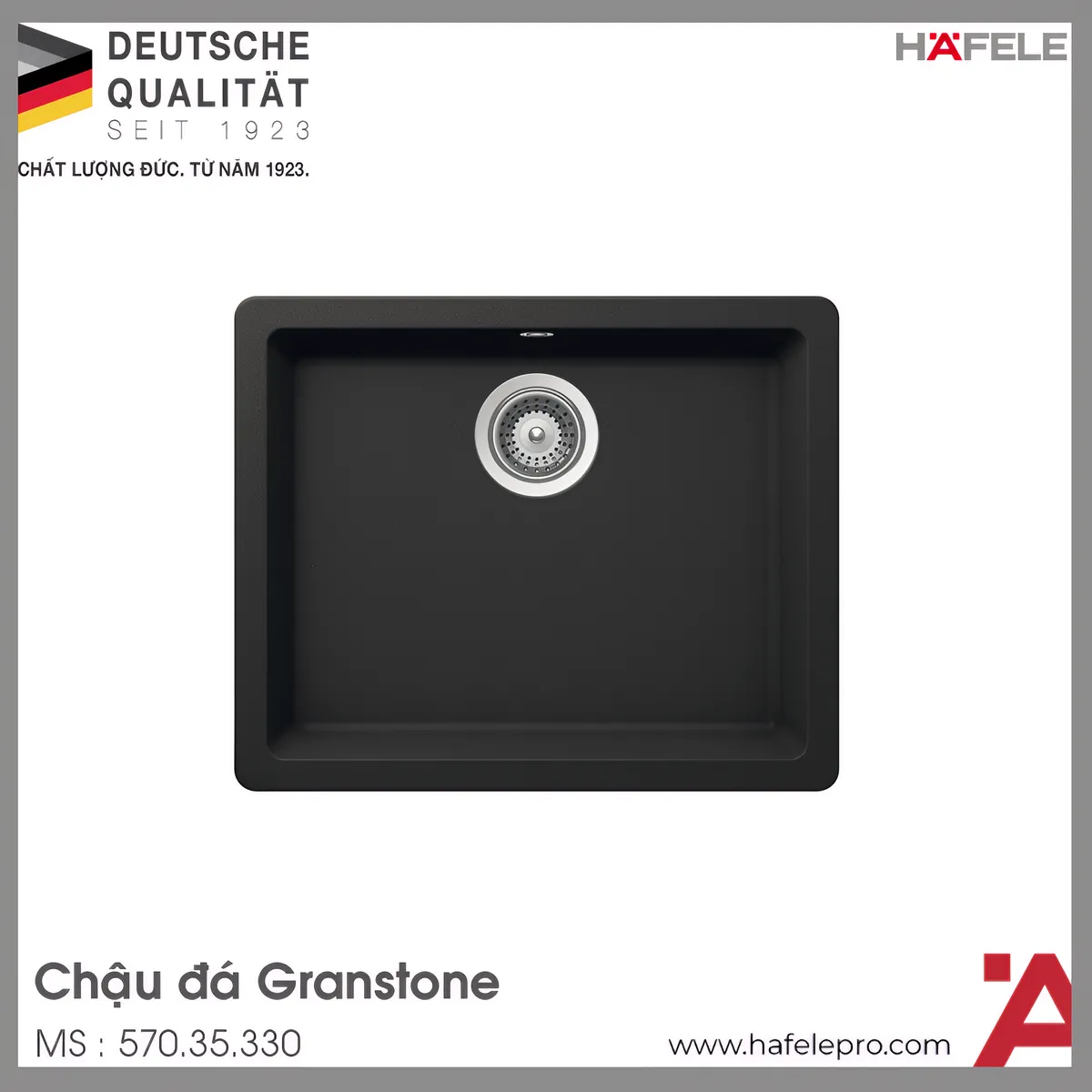 Chậu Rửa Chén HS19-GEN1S60 Hafele 570.35.330