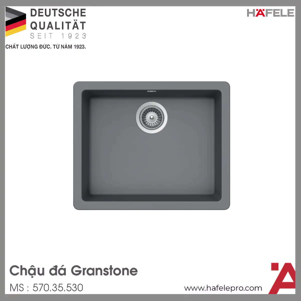 Chậu Rửa Chén HS19-GEN1S60 Hafele 570.35.530