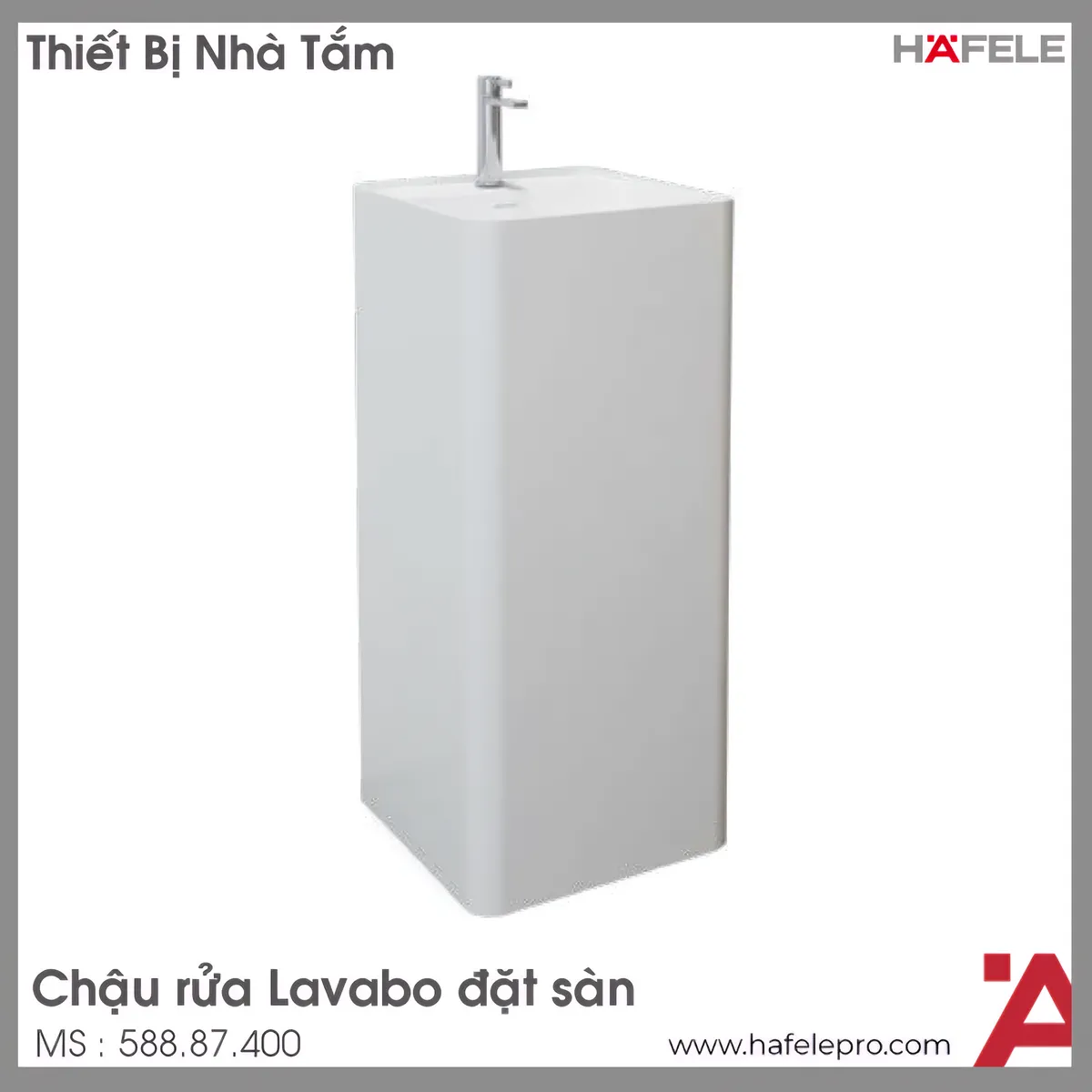 Chậu Lavabo Đặt Sàn HVN3002 Hafele 588.87.400