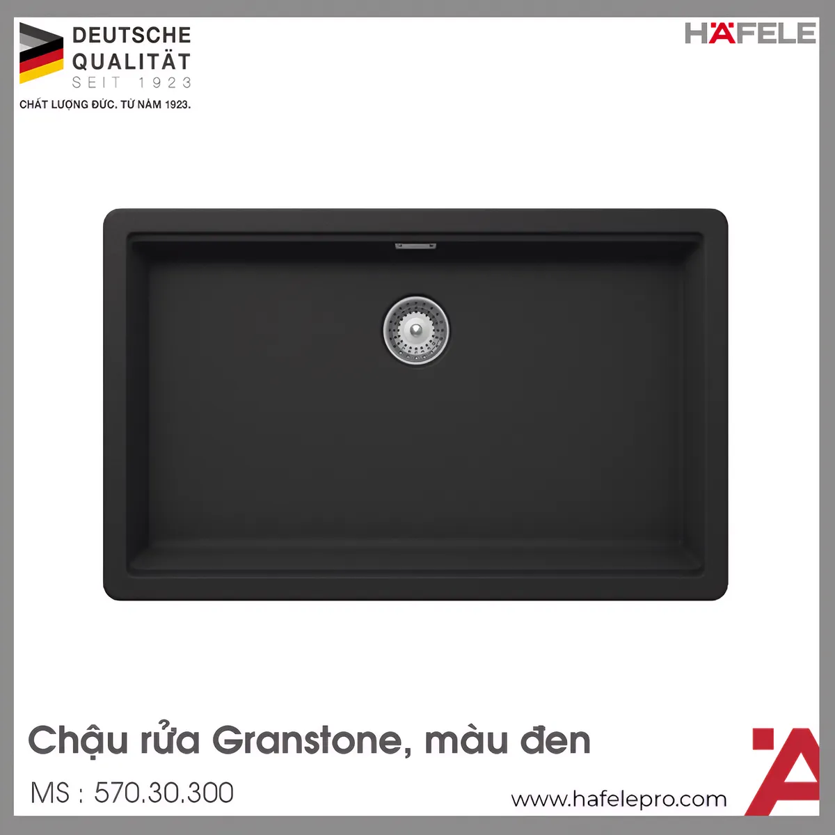 Chậu Rửa Đá HS20-GEN1S80 Hafele 570.30.300 - HafelePro