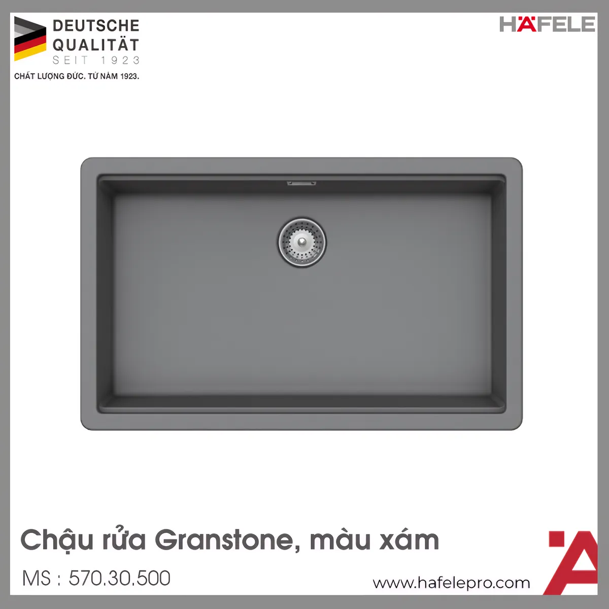 Chậu Đá HS20-GED1S80 Hafele 570.30.500