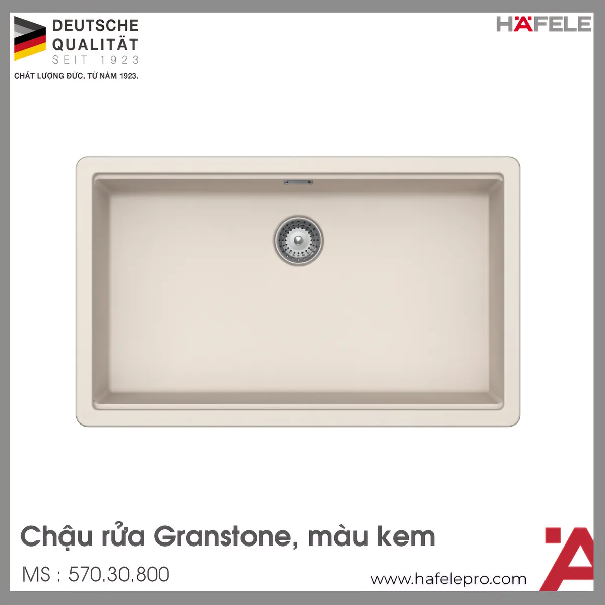 Chậu Đá HS20-GED1S80 Hafele 570.30.800
