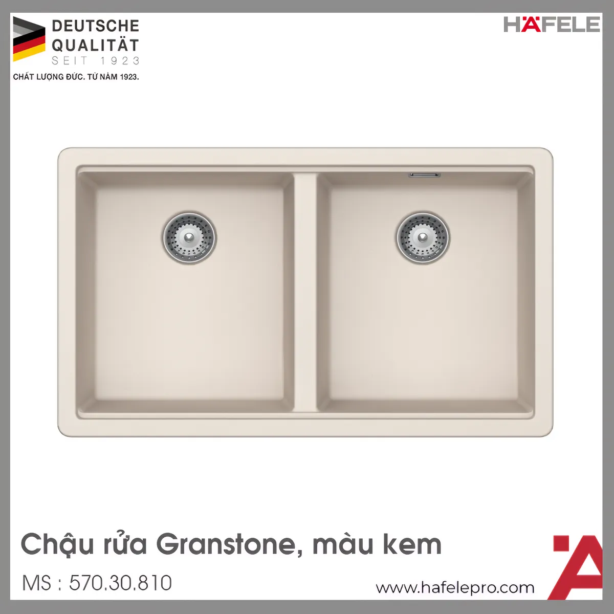 Chậu Rửa Đá HS20-GEN2S80 Hafele 570.30.810