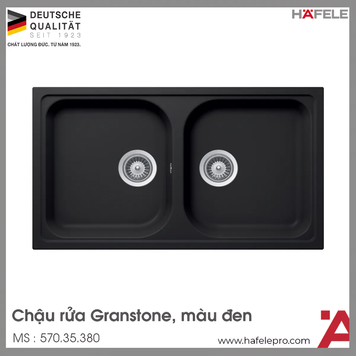 Chậu Rửa Bằng Đá JULIUS HS-GD8650 Hafele 570.35.380