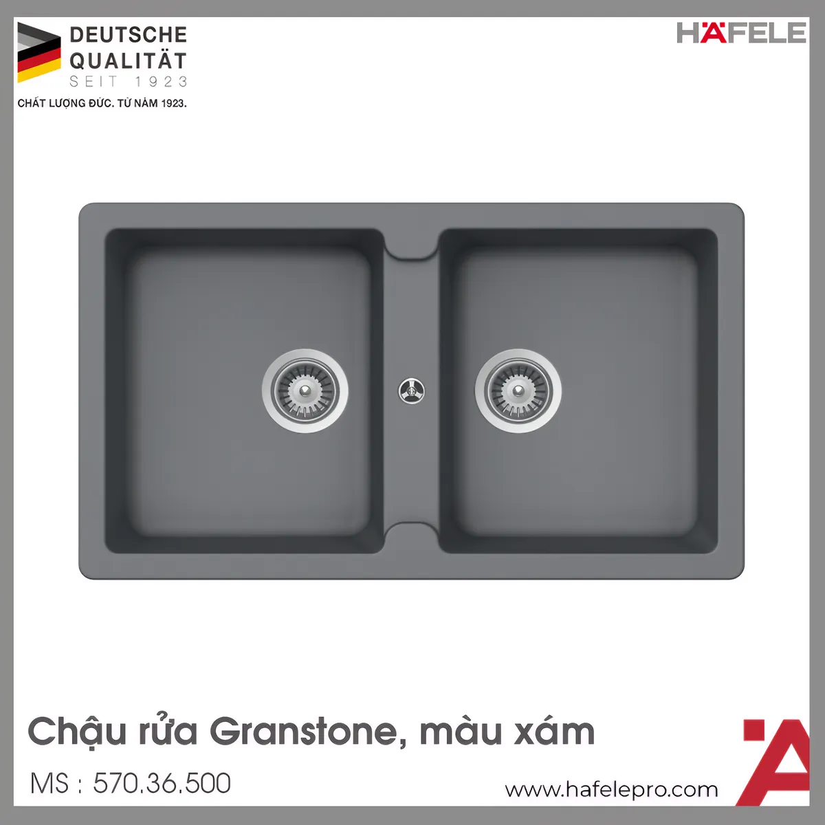 Chậu Rửa ANTONIUS HS-GD8650 Hafele 570.36.500