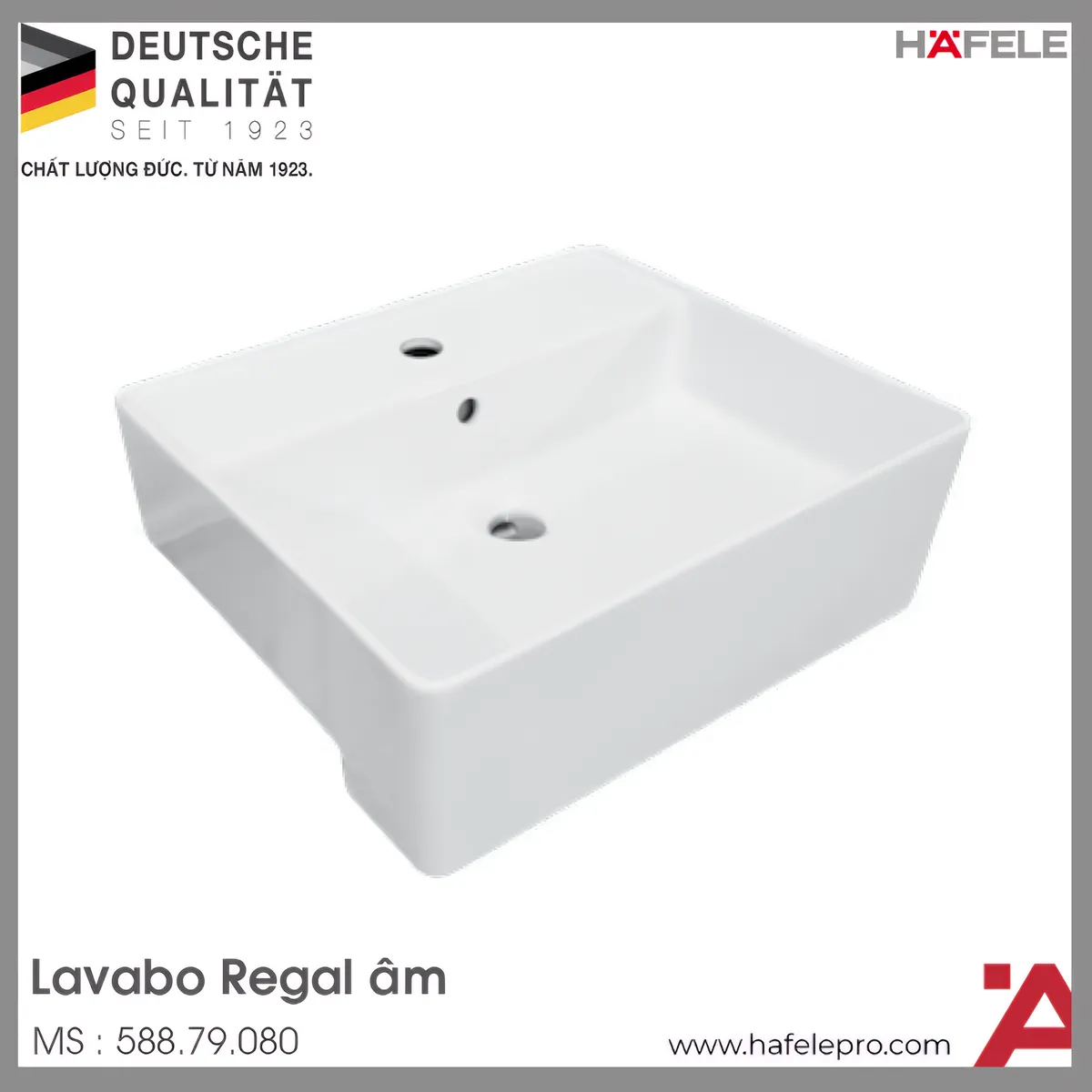 Chậu Rửa Mặt Lavabo Âm Regal Hafele 588.79.080