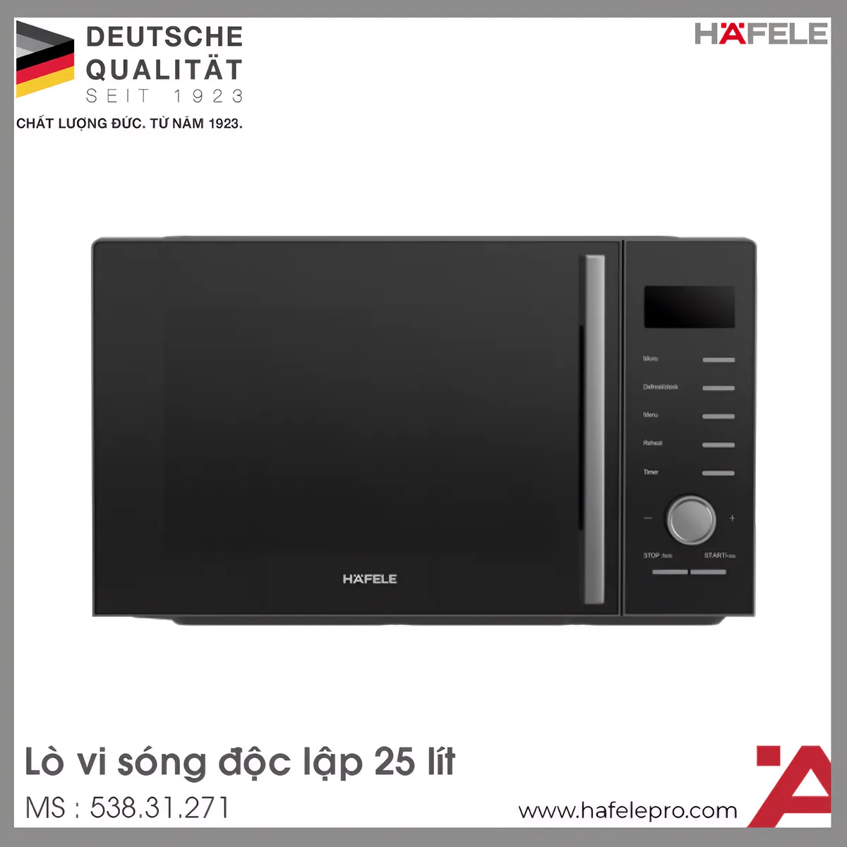 Lò Vi Sóng Độc Lập HC-MW251FB Hafele 538.31.271