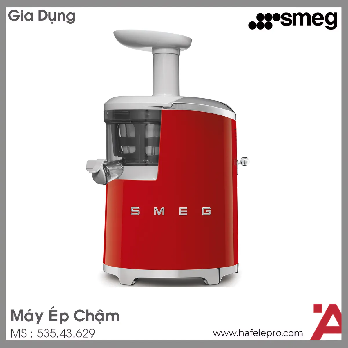 Máy Ép Chậm Smeg SJF01RDEU 535.43.629