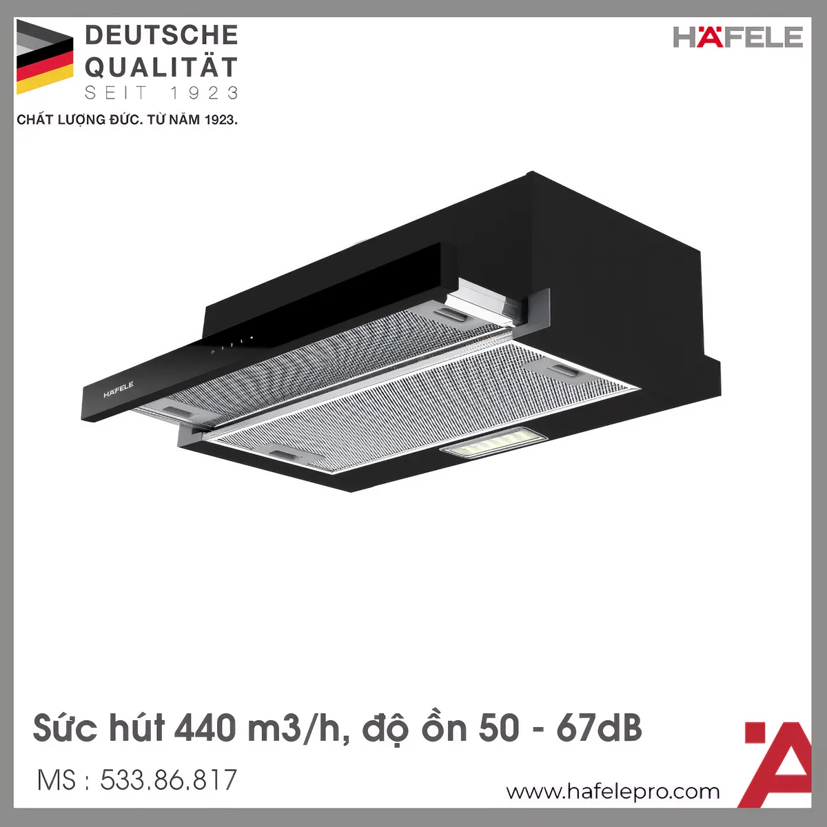 Máy Hút Mùi Âm Tủ HH-TT70A Hafele 533.86.817