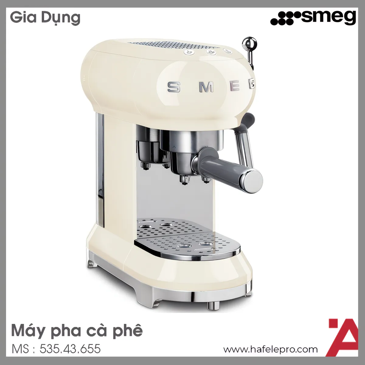 Máy Pha Cà Phê Smeg ECF01CREU 535.43.655