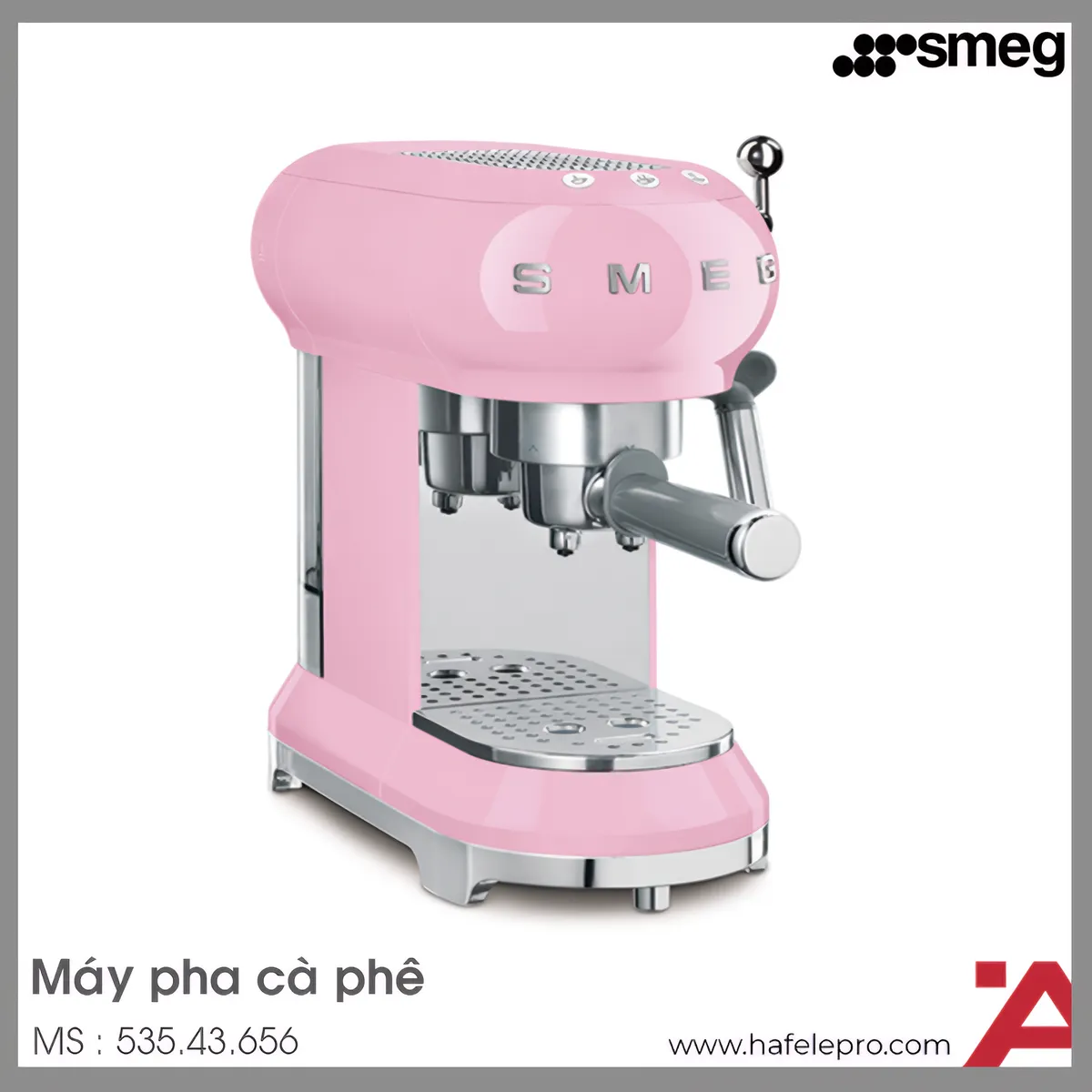 Máy Pha Cà Phê Smeg ECF01PKEU 535.43.656