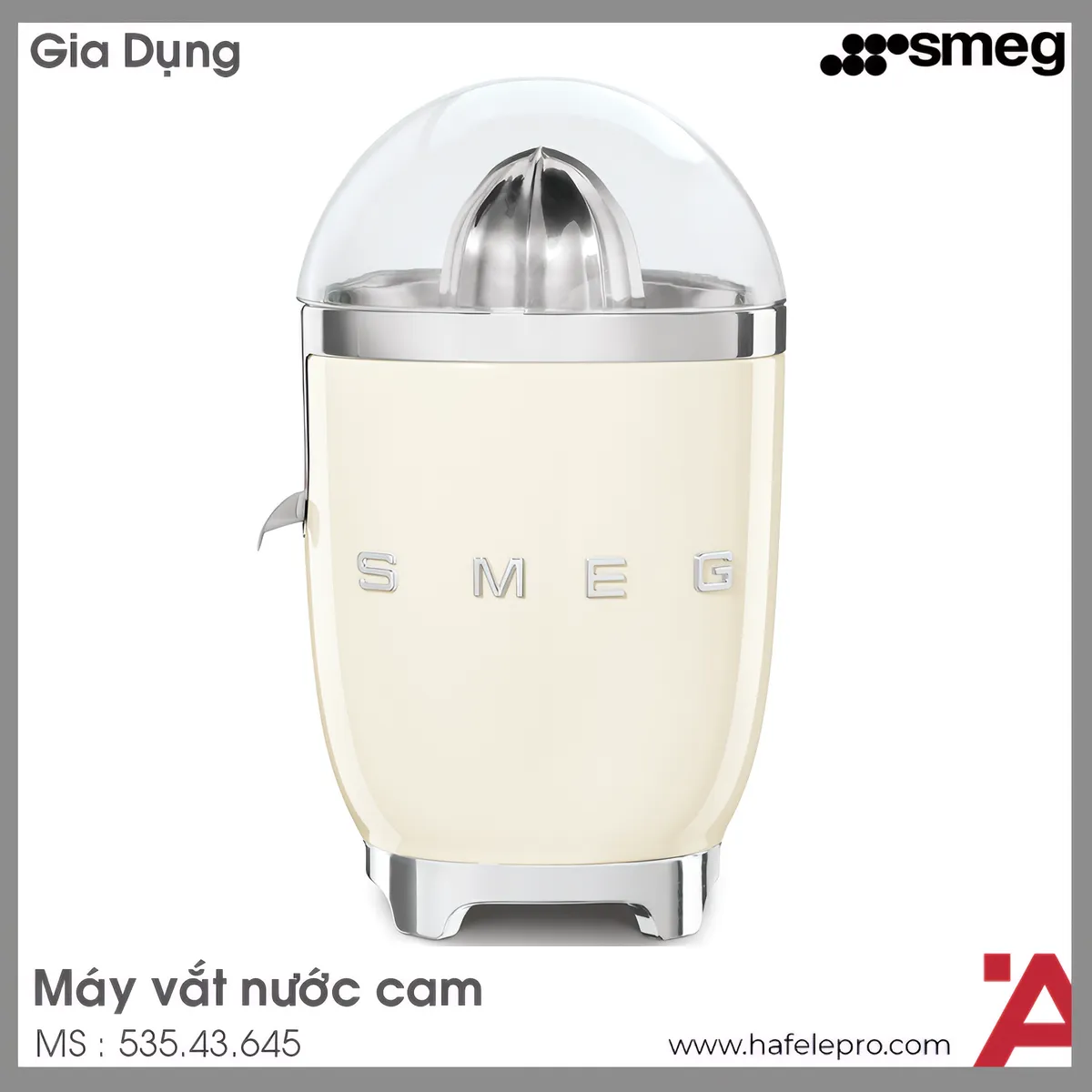 Máy Vắt Cam Smeg CJF01CREU 535.43.645