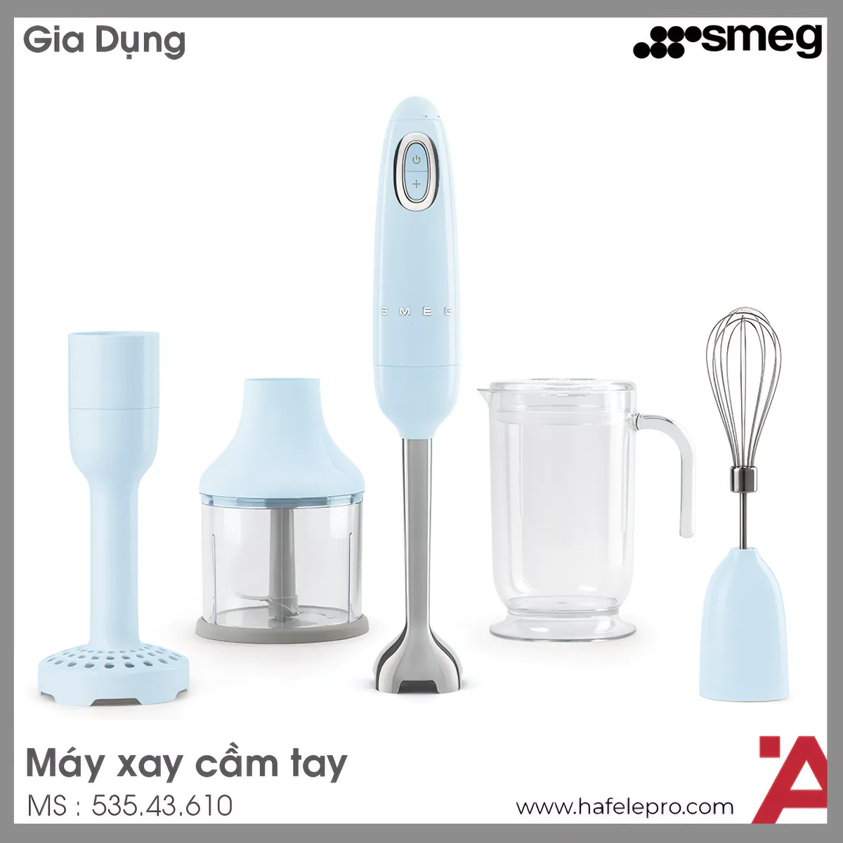 Máy Xay Cầm Tay Smeg HBF02PBEU 535.43.610