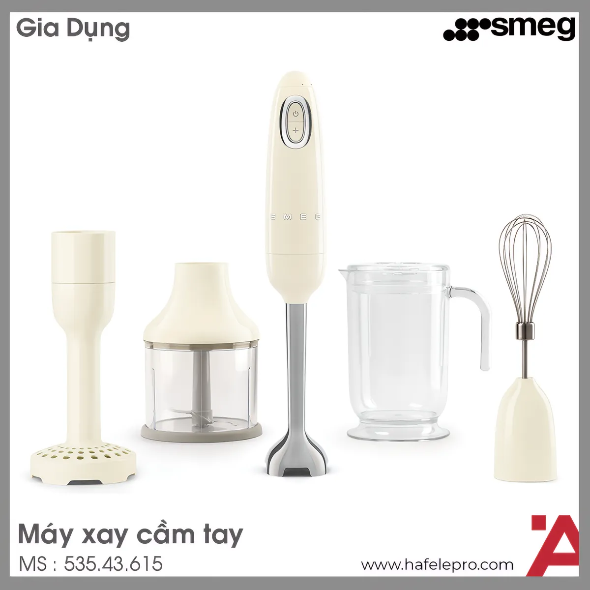 Máy Xay Cầm Tay Smeg HBF02CREU 535.43.615