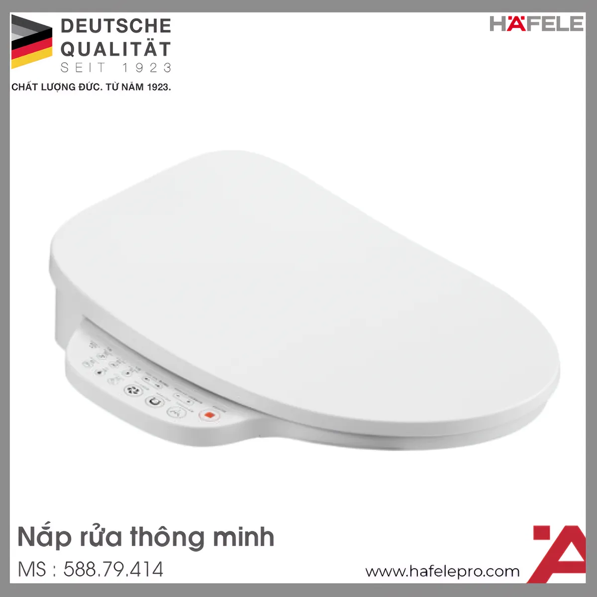 Nắp Bồn Cầu Thân V Sense Hafele 588.79.414