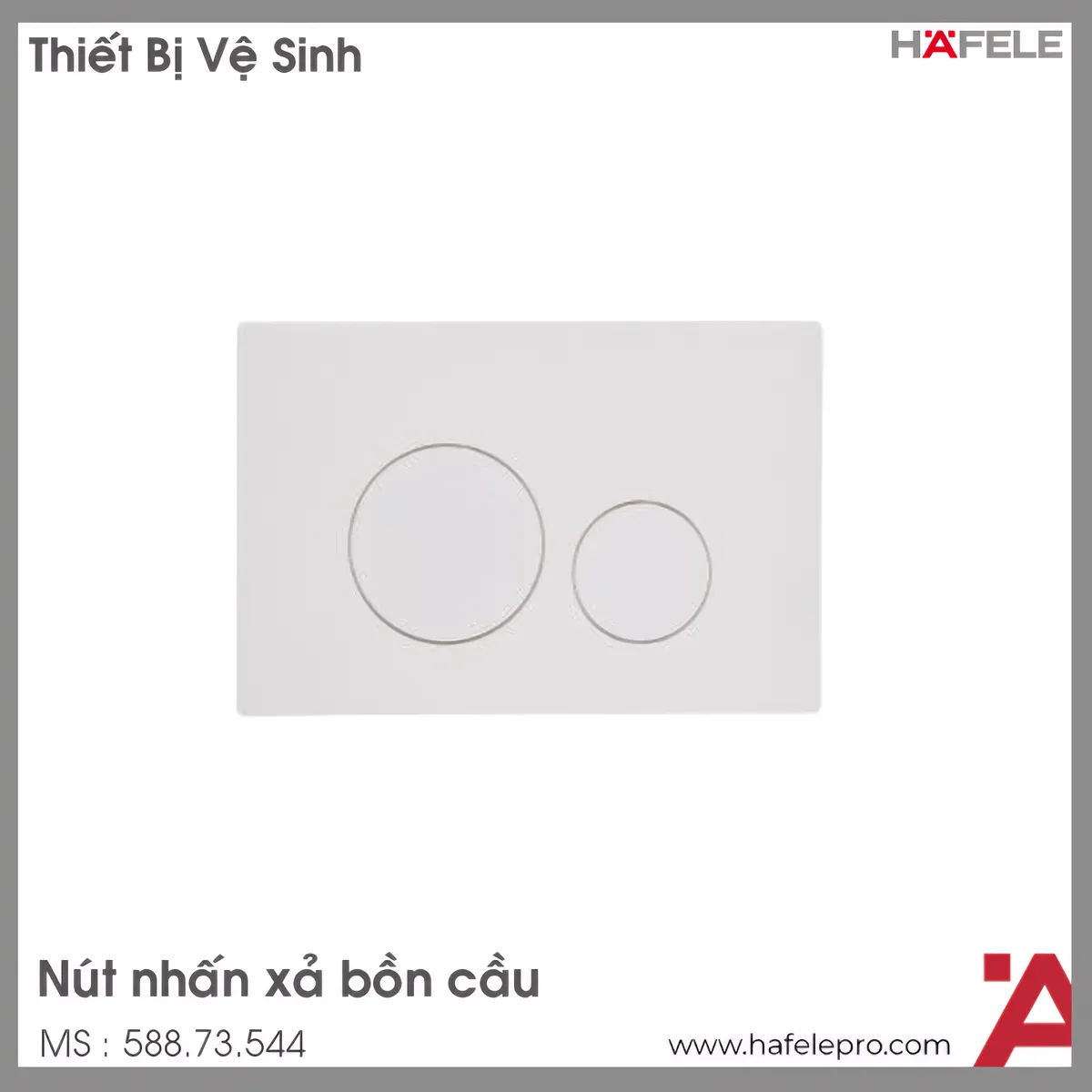Nút Nhấn Xả Thải Mechanical Tròn Hafele 588.73.544