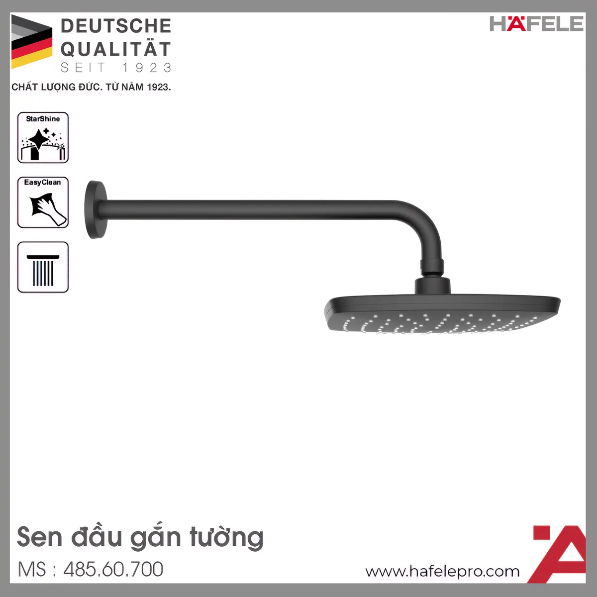 Sen Đầu Gắn Tường Airsense 219S Hafele 485.60.700