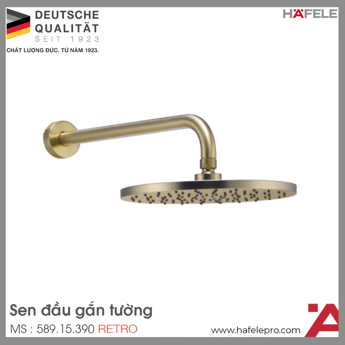 Sen Đầu Gắn Tường Retro Hafele 589.15.390