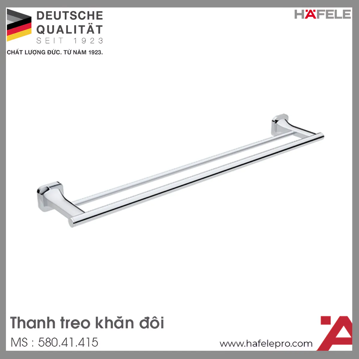 Thanh Treo Khăn Đôi Hafele 580.41.415