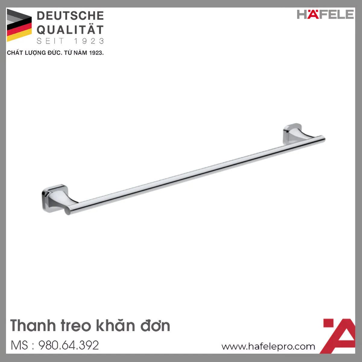 Thanh Treo Khăn Đơn Hafele 980.64.392