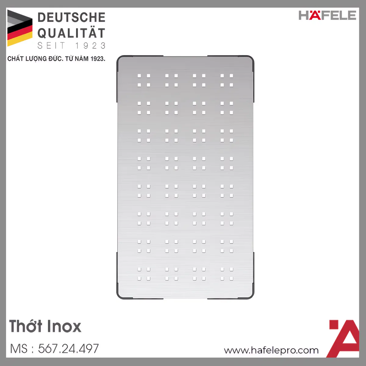 Thớt Inox Hafele 567.24.497