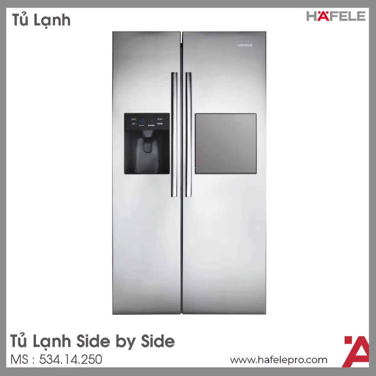 Tủ Lạnh HF-SBSIC Hafele 534.14.250