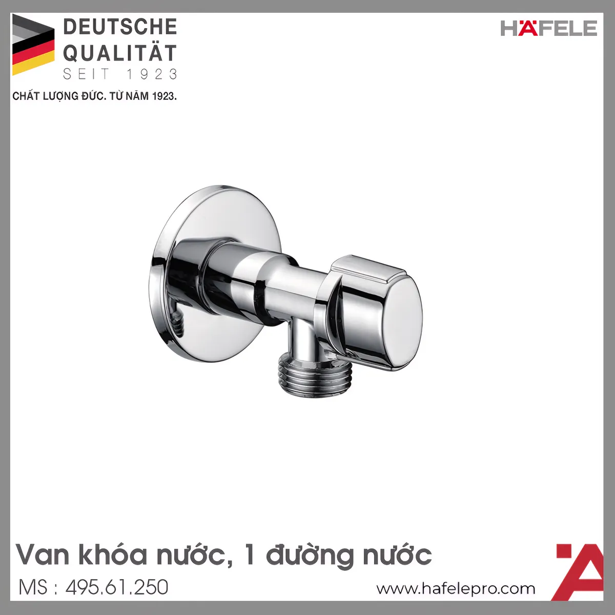 Van Khóa Nước Đơn Hafele 495.61.250