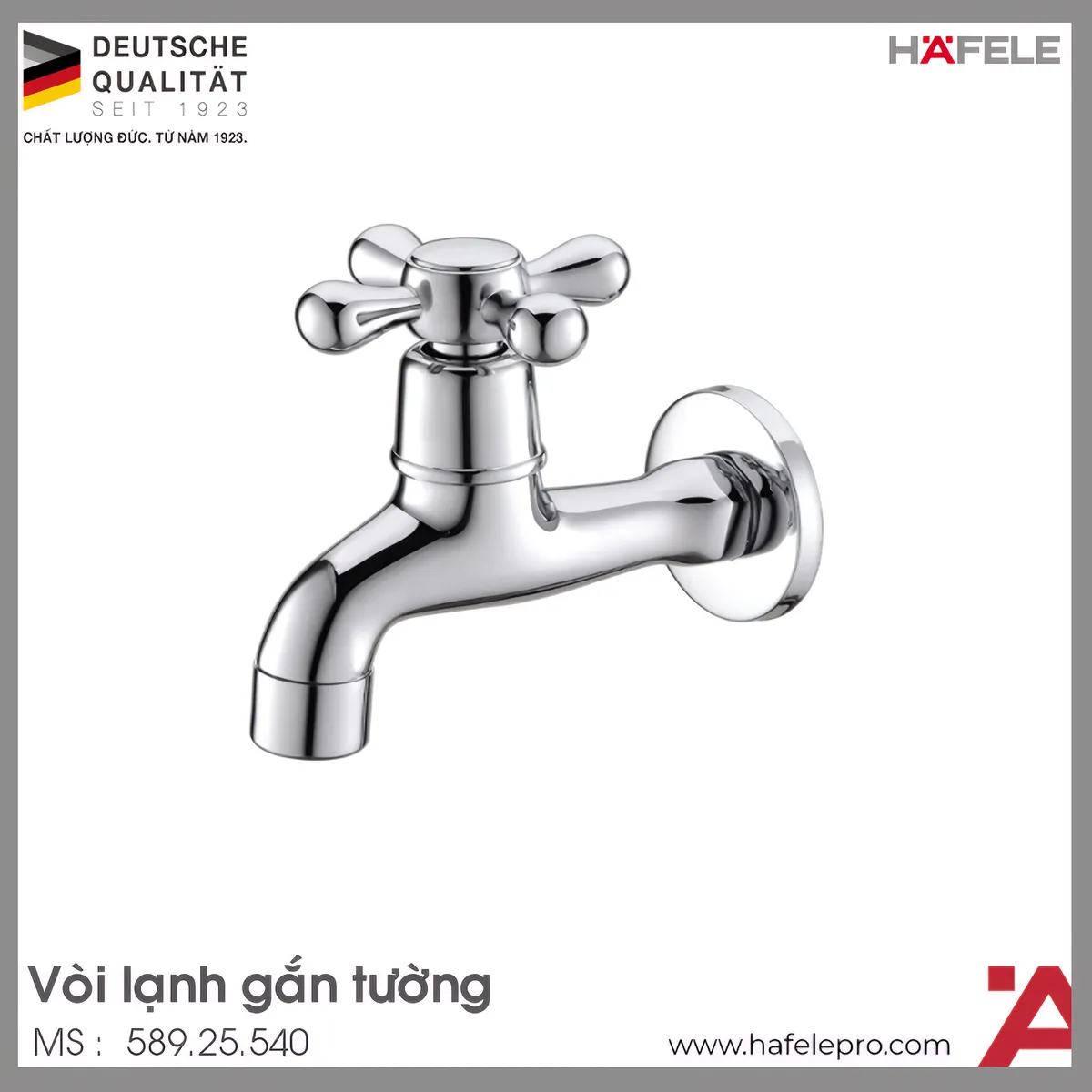 Vòi Lạnh Gắn Tường Hafele 589.25.540